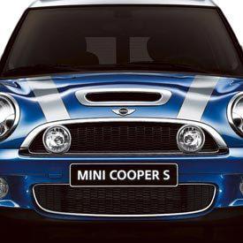 Mini cooper s coupe & roadster 2011-present chrome bonnet hood scoop new oem