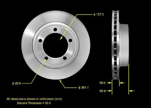 Bendix prt5349 rear brake rotor/disc-disc brake rotor