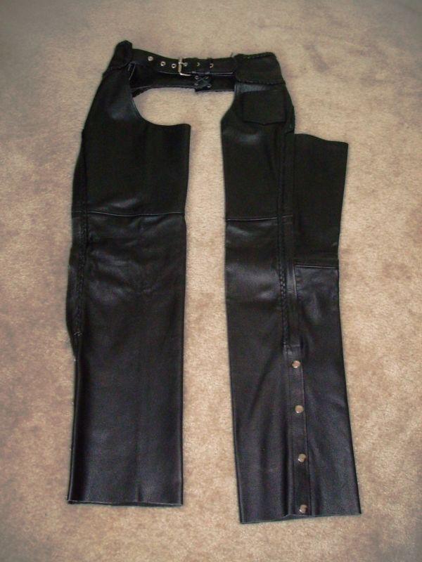 Ladies unik leather  motorcycle chaps