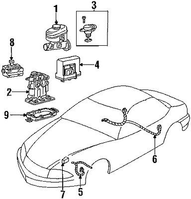 Chevrolet 19177103 genuine oem factory original sensor harness