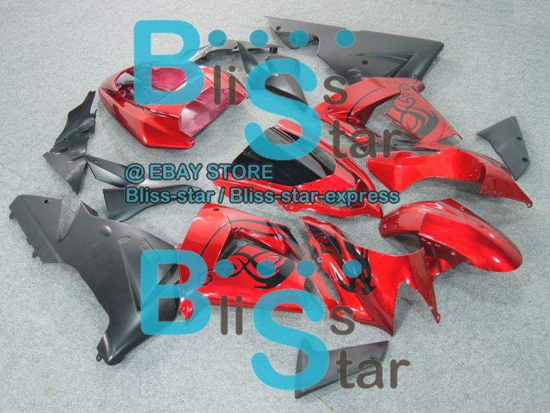 Injection fairing bodywork plastic kit fit kawasaki zx-10r zx10r 2004-2005 48 y1