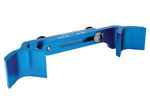 Motion pro fork tru alignment tool, blue anodized, 27 mm-62 mm fork legs & tubes