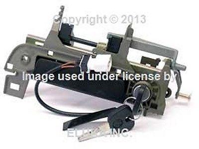 Bmw genuine outside door handle assembly with key front left e36