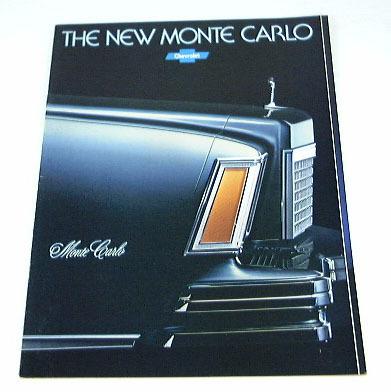 1978 78 chevrolet chevy monte carlo brochure