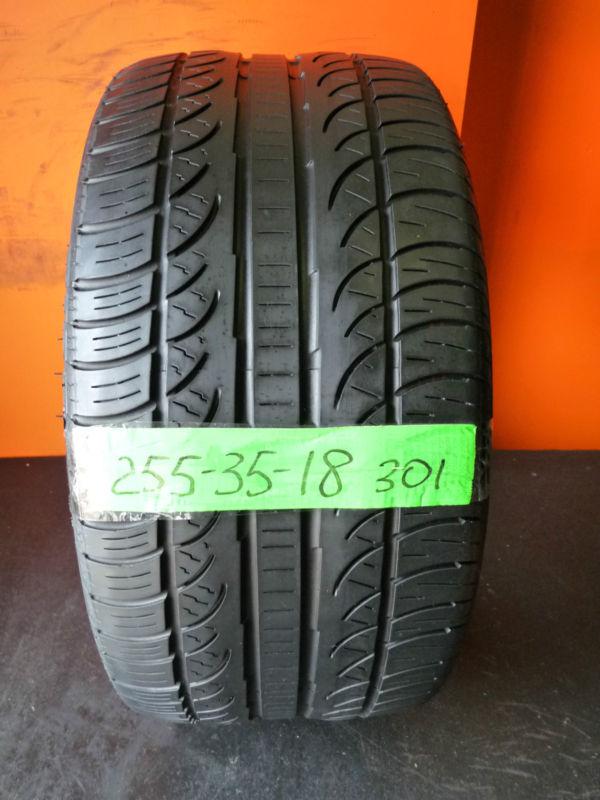 Pirelli pzero nero all season used tire 255 35 18 94h 50% life left stk# 301