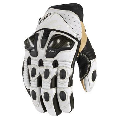 Icon glove overlord short white xl 3301-1471