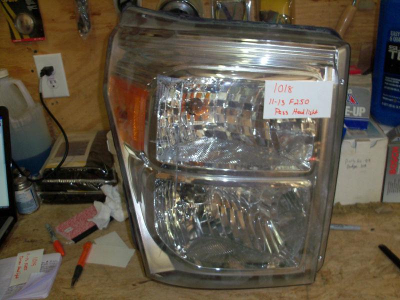 11-13 ford f250 f350 f450 passenger headlight right side 