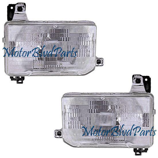 87-95 pathfinder headlights headlamps driver+passenger