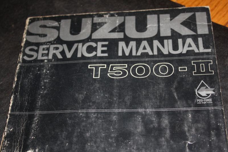 Nos suzuki t500-2 service manual sr-1500