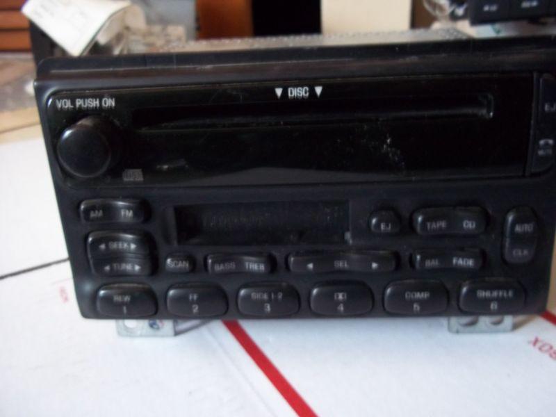  01-04 ford explorer mustang radio cd cassette 2l2t-18c868-db oem 