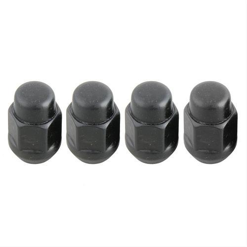 Summit racing lug nuts 7/16-20" conical seat - 60 degree set of 4 black