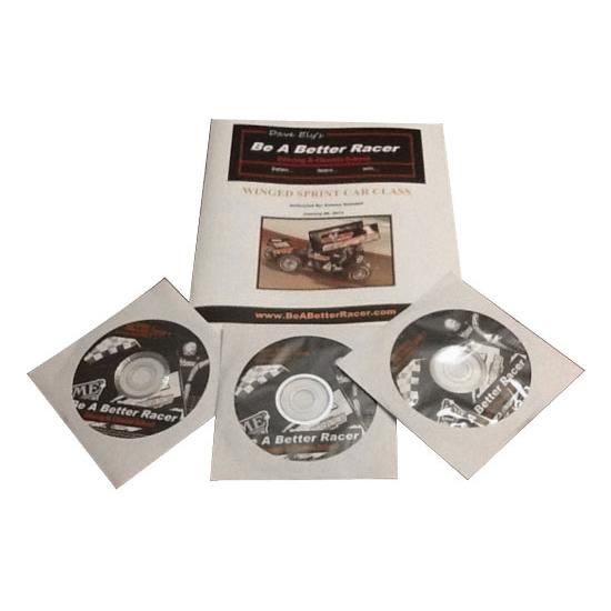 New "be a better racer" w/ sammy swindell 3 dvd set,  includes manual