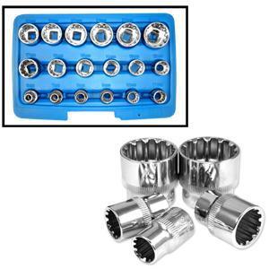 3/8" dr. penta-spline socket set (sae, metric, torque)