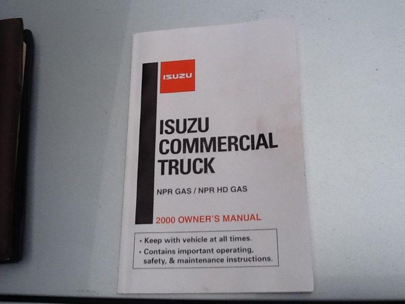 Isuzu commercial truck 2000 owners manual used