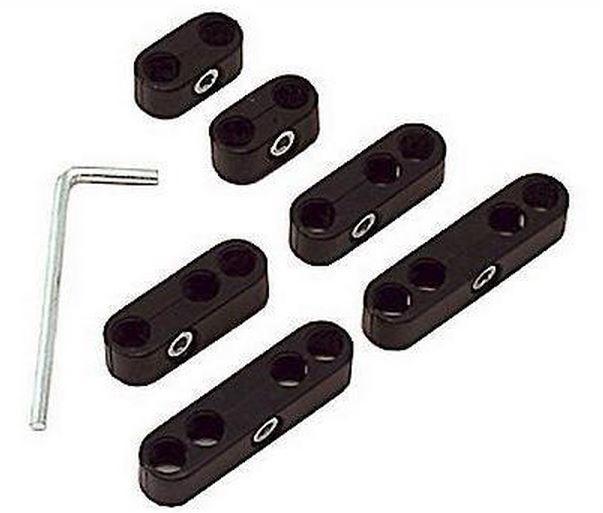 Deluxe wire divider / seperator set in black , fits 7, 8 or 9mm plug wire - new