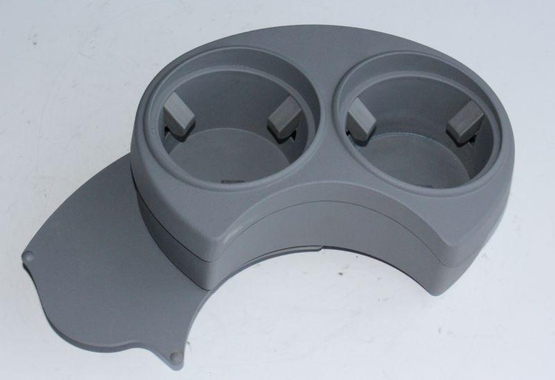 03 vw beetle center console front cup holder oem gray 1c1 862 531-b