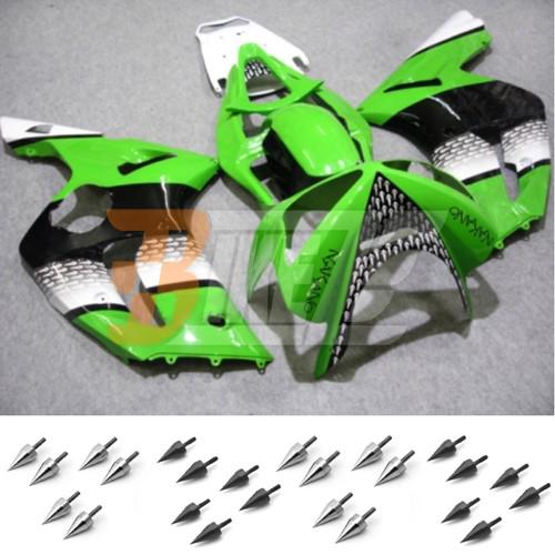 Free bolt kit! body fairing kit bodywork for kawasaki ninja zx6r 2003 2004 aa