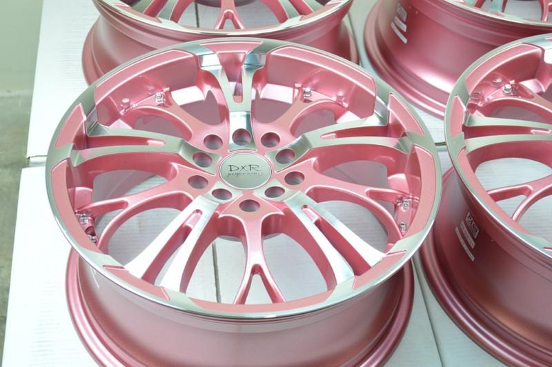 16 rim jetta beetle ct200 soul optima prius civic celica sonata 5 lug pink wheel