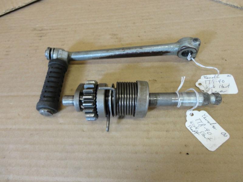 2000 yamaha ttr90 kick start lever and shaft, ttr 90