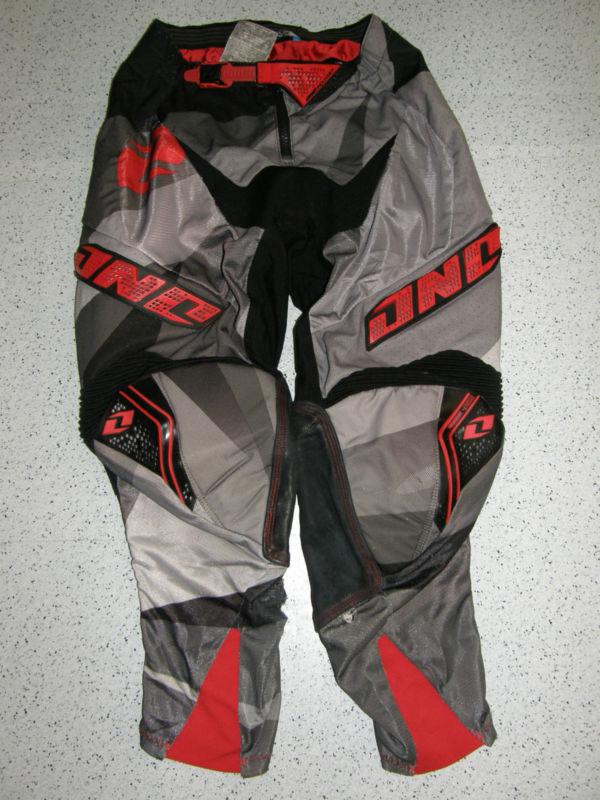 One industries reactor riding pants adult sz.30 moto rockstar mx atv quad #jp10