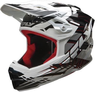 Fly default helmet black/white m 73-9136m