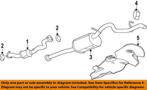 Gm oem 15105884 exhaust flange/donut gasket/exhaust pipe to manifold gasket