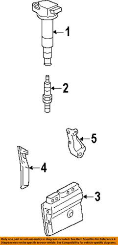 Toyota oem 9091902258 ignition coil/direct ignition coil