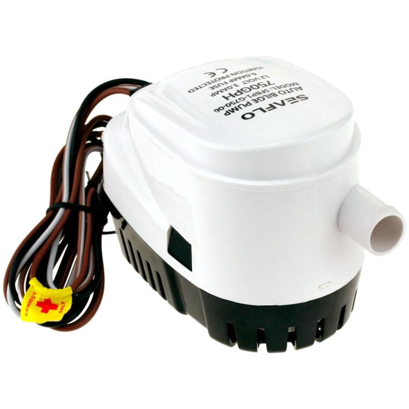 Fully automatic internal float switch water 12v 750 gph bilge pump