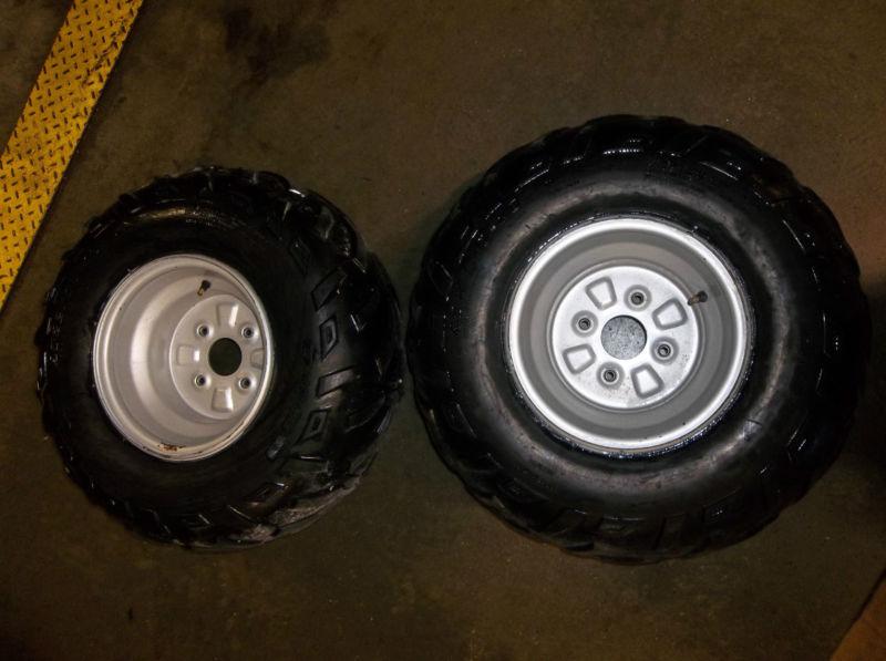 2002 bombardier can am rally 175 rear wheels tires rims