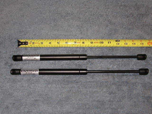 2ea 15” 90# hd rv trailer bus van nitro-prop gas strut shock spring arm 90 lb