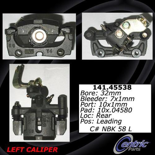 Centric 141.45537 rear brake caliper-premium semi-loaded caliper