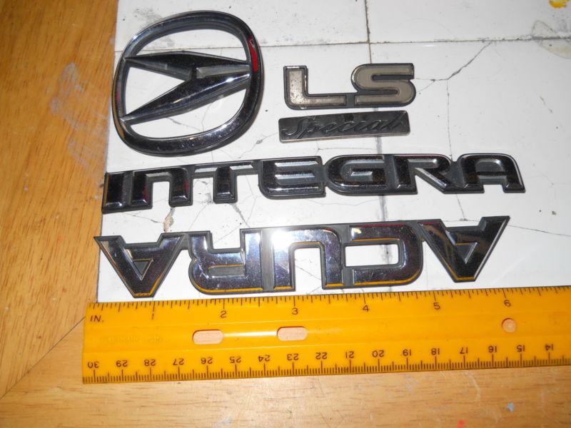 1991 integra ls special hatch emblems as-is