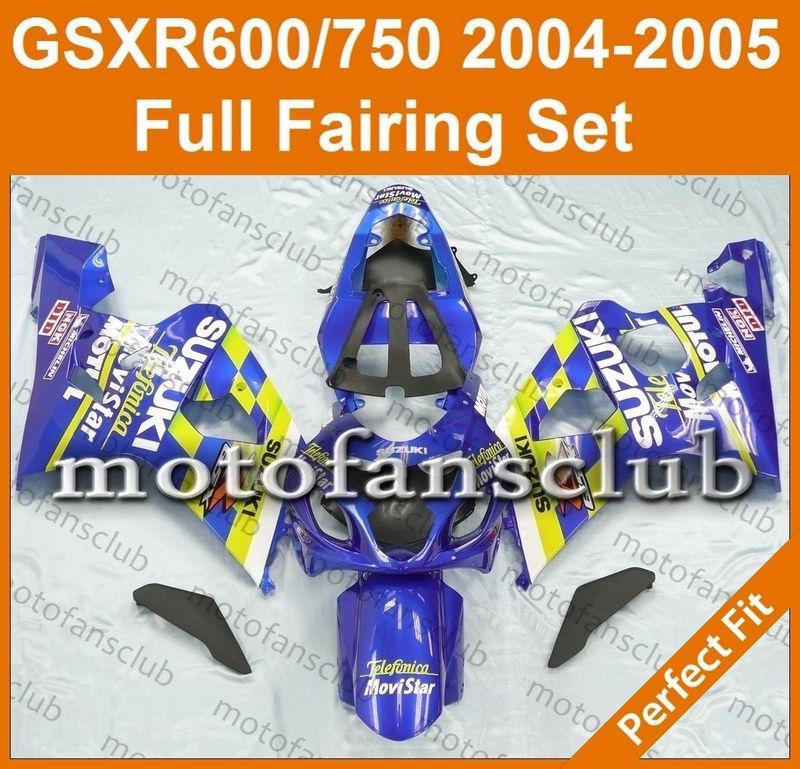 Fit suzuki gsxr 750 gsxr 600 04 05 gsx-r 2004 2005 fairing bodywork k4 #11 c