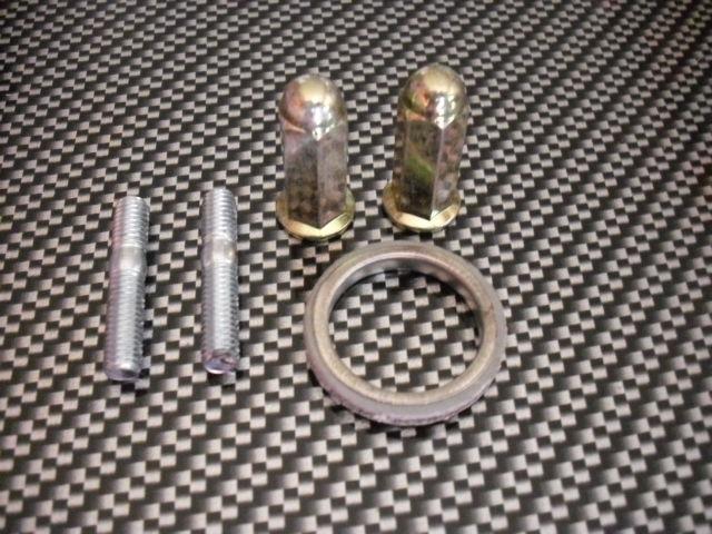 Scooter 150cc gy6 high quality 6mm exhaust studs , nuts and gasket 