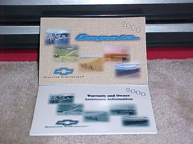 New 2000 chevrolet impala general motors gm car users owners manual brand new 