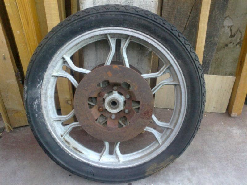 Ducati 350 500 gtv bevel vertical twin front wheel alloy 3.25x18 with disc brake