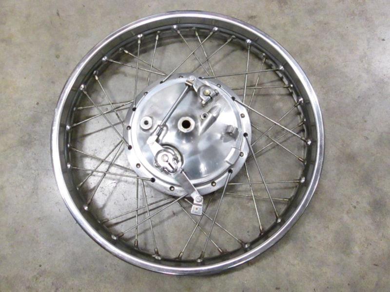 78 79 honda cb400t hawk front spoke wheel 1.85 x 19 with drum brake cb 400 cafe