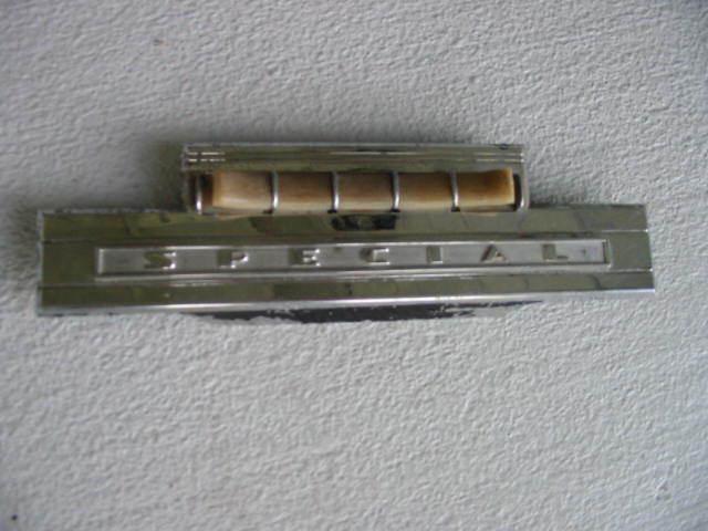 1940 buick special radio delete plate