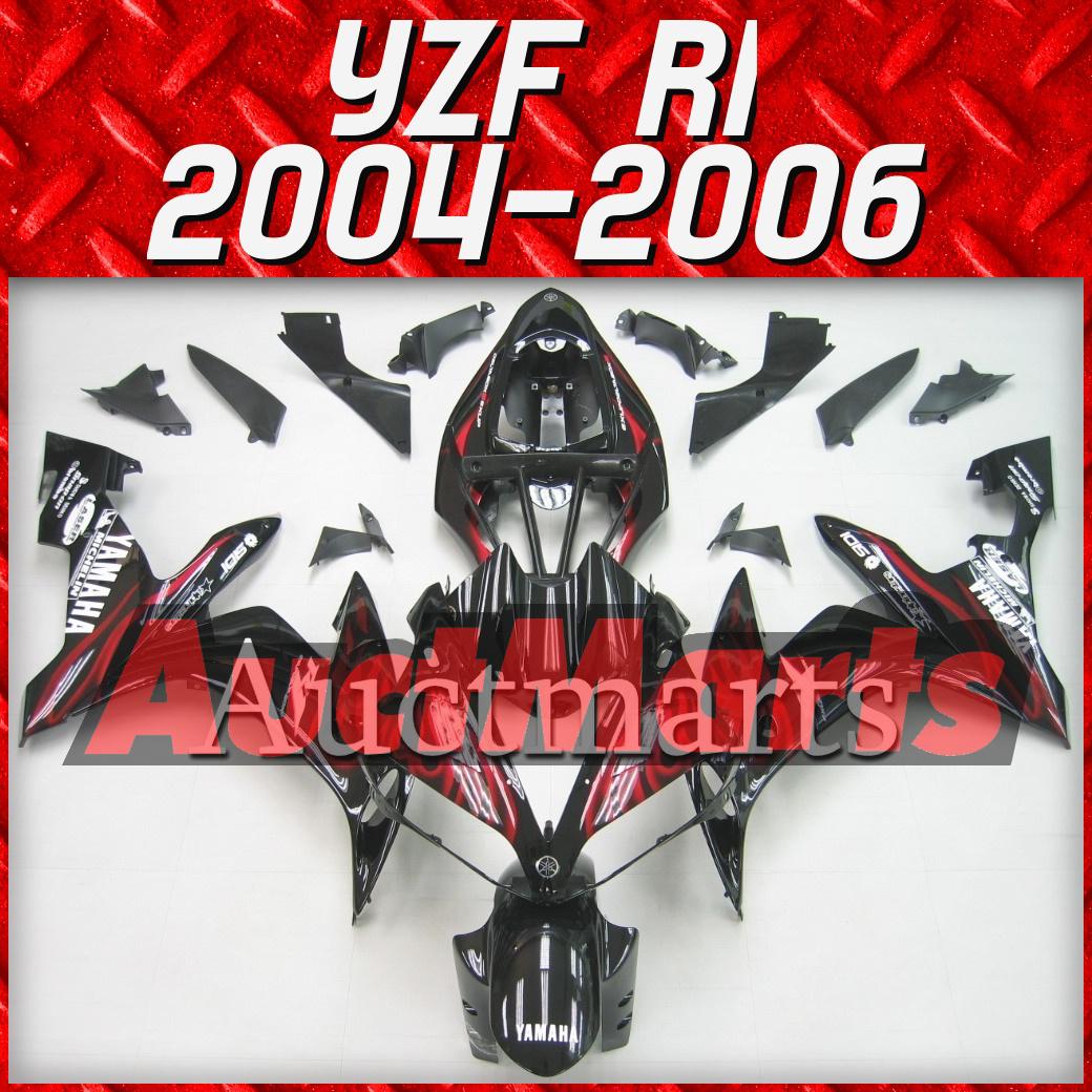 Fit yamaha yzf r1 04 05 06 yzfr1 2004 2005 2006 fairing kit bodywork c10 e9