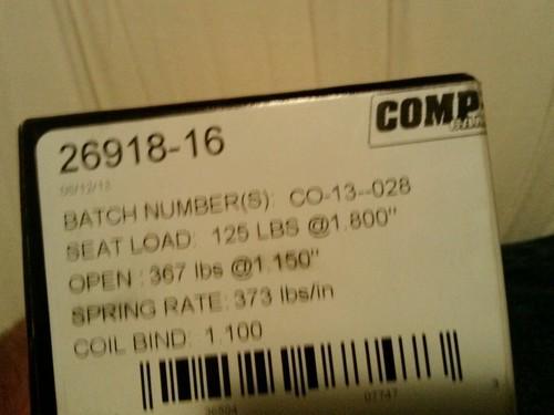 26918 comp cams beehive valve springs