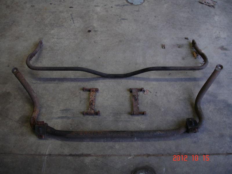 1983-84 hurst olds heavy duty front and rear sway bars, cutlass 442 gbody monte