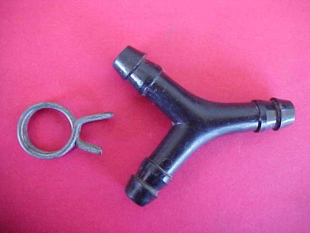 Ferrari air horn hose clamp_tee junction union connector oem