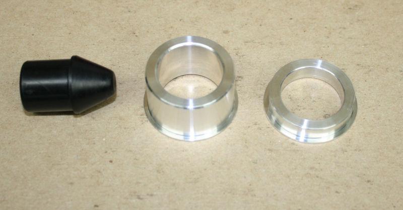 Ducati 999 captive front wheel spacer kit,  sportbike track time