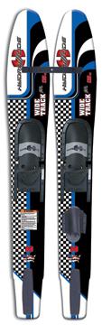 Nash/hydroslide hs389 one pair of skis-shaped intermediate 54"w/crossbar