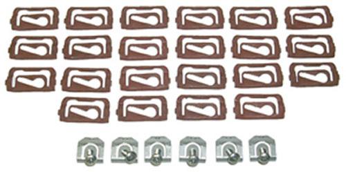 Gmk4010525623s goodmark windshield reveal molding clip set 34 pieces upper & si