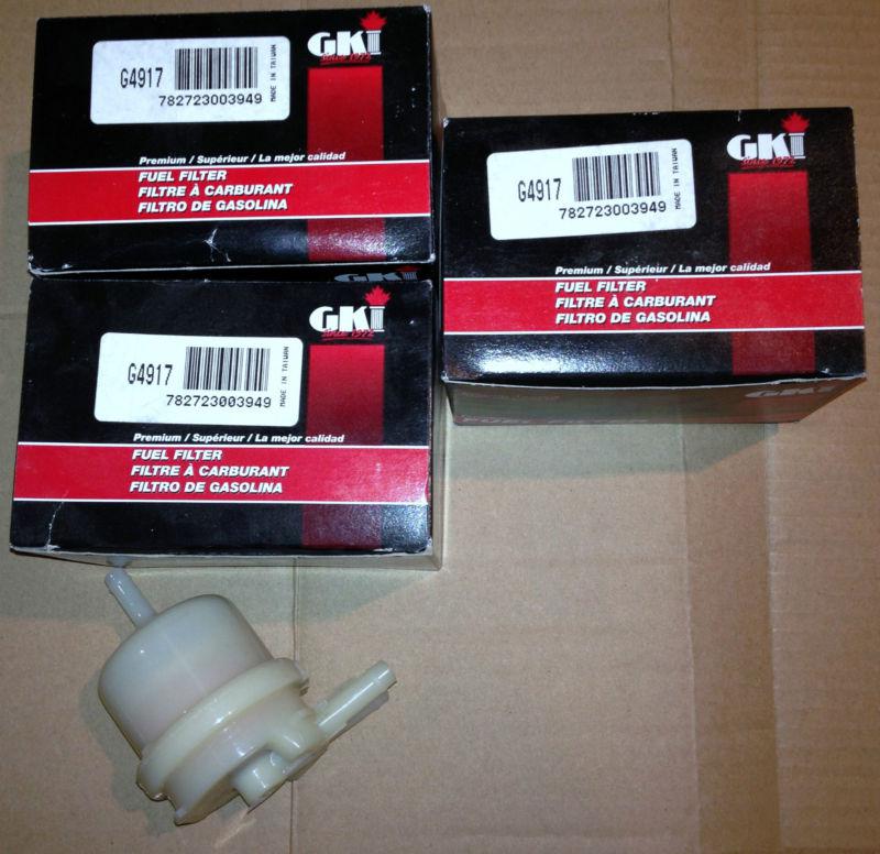 Gki fuel filter lot of 3 new in box g4917