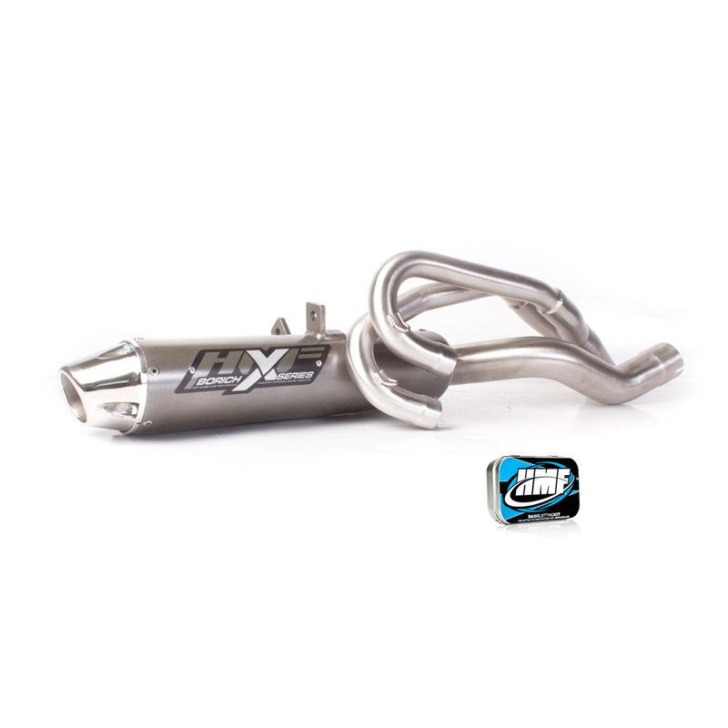 Hmf polaris outlaw 500 2006 2007 borich full exhaust muffler jet kit