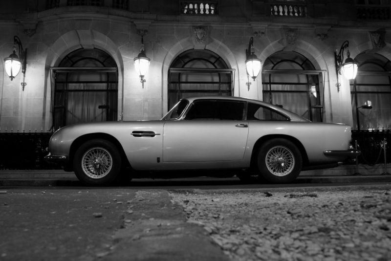 Aston martin db5 hd poster classic super car b&w print multiple sizes available