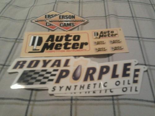 Racing sponser stickers