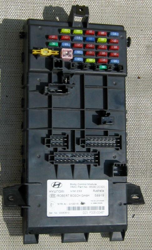 03-08 hyundai tiburon body control processor module bcm 95480-2c320